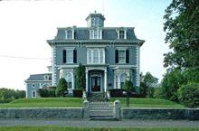 фасад в сером цвете с рустами